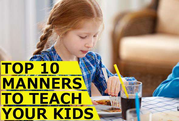 top 10 manners to tech your children