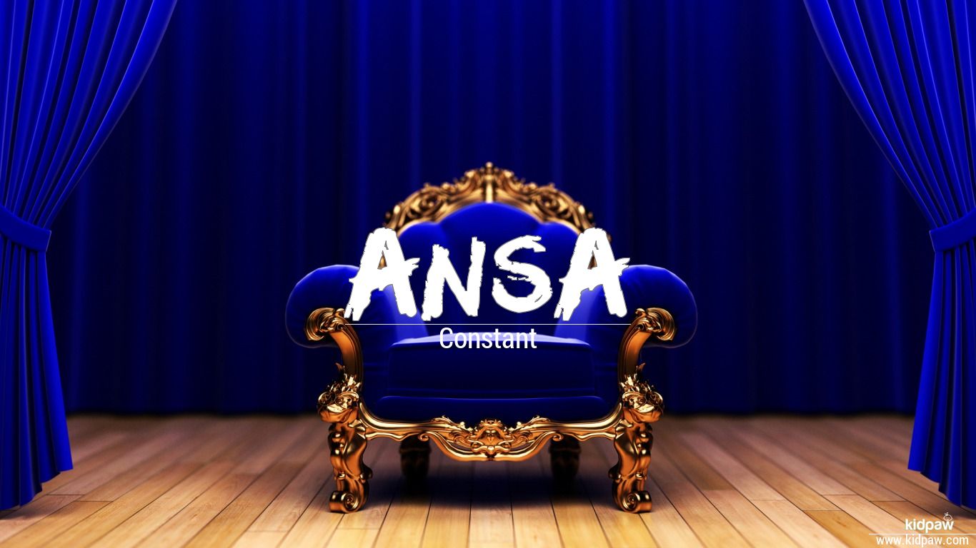 Ansa 3D Name Wallpaper for Mobile, Write Name on Photo Online