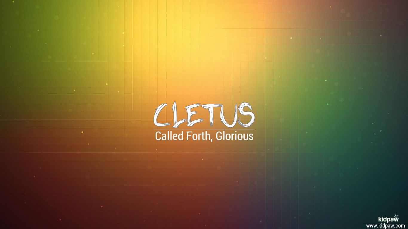 Cletus 3D Name Wallpaper for Mobile, Write Name on Photo Online