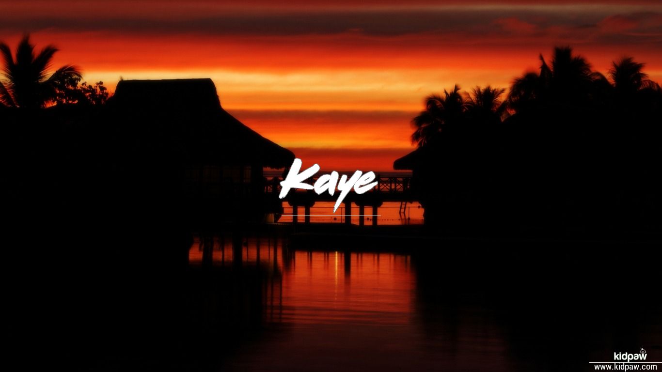 Kaye 3D Name Wallpaper for Mobile, Write Name on Photo Online