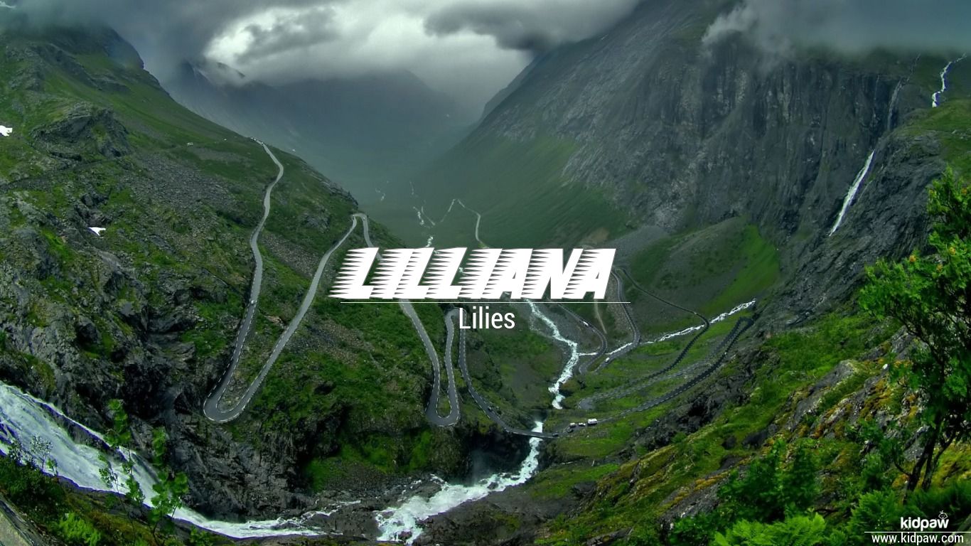 Lilliana 3D Name Wallpaper for Mobile, Write Name on Photo Online